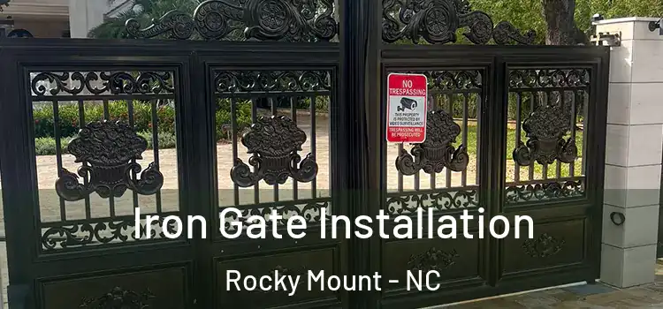 Iron Gate Installation Rocky Mount - NC